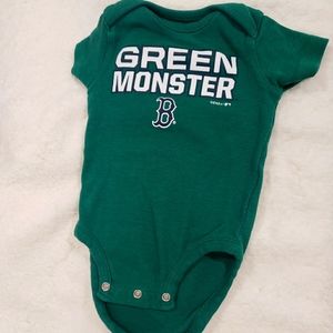 🟣bogo - Green Monster onesie NWOT
